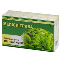 Melissa Melissae Herba 20 packs 1,5g Insomnia & Stress Мелиса Трава мелиссы