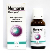 Memoria oral drops 20ml Мемория Memory disorders
