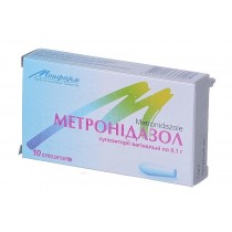 Metronidazole 10 vaginal supp 0,1 g METRONIDAZOLUM Метронидазол 