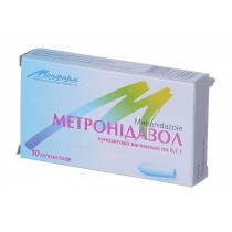 Metronidazole 10 vaginal suppositories 0,1g Metronidazolum Метронидазол