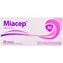 Miaser Myaser 20 tablets 30mg Mianserin Миасер Depression