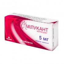 Milukant 28 chewable tablets 5mg Cough Asthma Montelukast