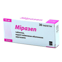 Mirazep 30 tablets 15mg & 30mg Mirtazapine Depression Миразеп