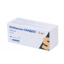 Nebivolol SANDOZ 30 tabl & 60 tabl & 90 tabl 5mg Nebivolol Небиволол-Сандоз