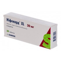 Nifecard XL 30 tablets 30mg & 60mg Nifedipine Nifedipinum Нифекард XL