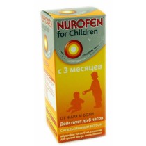 Nurofen for Children with Orange oral susp 100mg/5ml 100 ml IBUPROFENUM Нурофен 