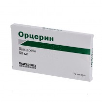 ORCERIN 50mg 10 capsules DIACEREINUM Орцерин 