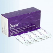 Ovestin 15 vaginal supp 0,5mg Estriol Овестин Urinary tract diseases
