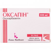 Oxapin (Oxcarbazepine) 300mg 30 tablets Оксапин