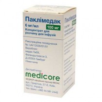 Paclimedac concetrate for infusion 6 mg/ml 16.7 ml 100 mg paclitaxel Cancer Паклимедак