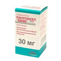 Paclitaxel concentrate 30mg / 5ml paclitaxel Cancer treatment Паклитаксел Эбеве