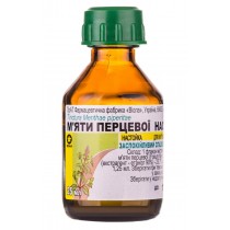 Peppermint Tincture 25 ml bottle Nausea and vomiting Настойка Мяты перечной 
