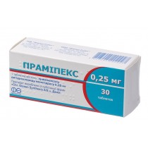 Pramipex 30 tablets 0,25mg Pramipexole Прамипекс Parkinson disease