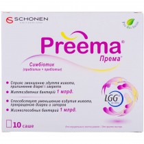 Preema powder microflora intestinal regulating sachet 2.8 g, 10 pcs Према