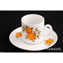 CUP and Saucer German vintage porcelain Winterling Bavaria Deutsch блюдце+чашка PD99