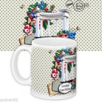 Decorative cup Poltava Полтава Region Ukrainian souvenir 19 x 9.5 сm PD107