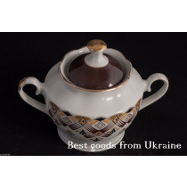 Vintage porcelain Sugar-bowl USSR СССР Soviet period Riga Factory PD59