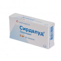Sirdalud 30 tablets 2mg TIZANIDINUM Сирдалуд 
