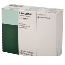 Spiriva 30 capsules with powder for inhalation 18mcg Tiotropium bromide COPD Спирива