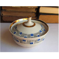 Sugar Bowl Vintage Porcelain Ukrainian Soviet Donbass USSR CCCP PD151