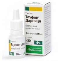 Taufon Darnitsa eye drops 10ml 4% Taurin Тауфон Дарница