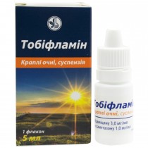 Tobiflamin (tobramycin, dexamethasone) eye drops suspension 5ml Тобифламин