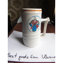 Beer goblet Cup Zaporizhian Sich Cossack Ukrainian dishware PD154