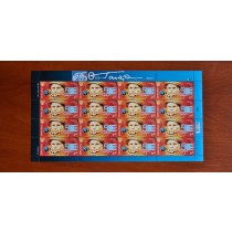 Stamp Ukraine block 50 ANN SPACE FLIGHT GAGARIN 2011 Sheetlet 16V MNH