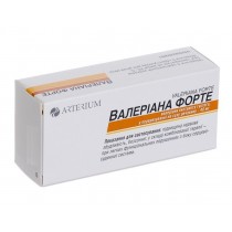 Valeriana Forte 50 tablets 40mg VALERIANA OFFICINALIS Валериана форте Sedative