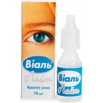 Vial Light eye drops 10ml flacon 0,05% Tetryzoline Виаль лайт 