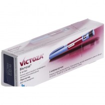 Victoza injection 6 mg/ml, 3 ml in cartridges, 2 pcs in a pack Liraglutide Виктоза