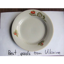Vintage Plate Porcelain Ukrainian USSR CCCP Soviet plate Tyrnopol' PD161