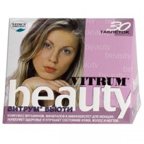 Vitrum Beauty 30 tablets Vitamins deficit Витрум Бьюти