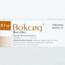 VOXID 30 tablets 0,3mg voglibose Diabetes Воксид