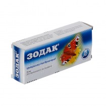 Zodac Zodak 10 tablets & 30 tablets 10mg Cetirizine Allergy Rhinitis Зодак
